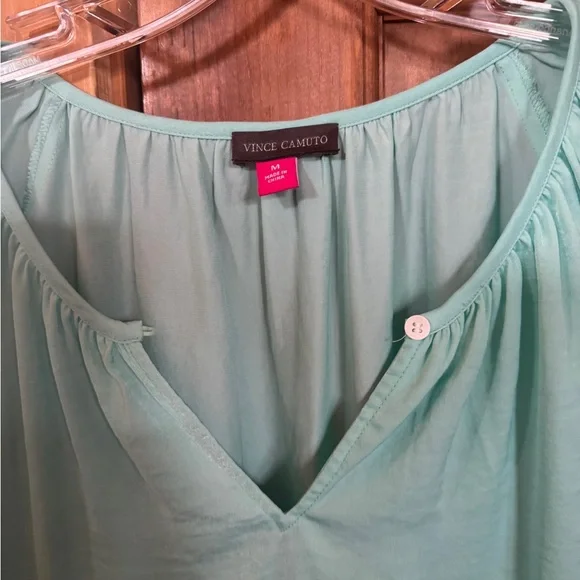 Vince Camuto Women's Aqua Top - Picture 4 of 6